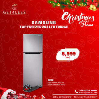 Samsung Fridge Top Freezer 203L Gross Silver With Free Midea microwave 20 ltr and Haley Scale