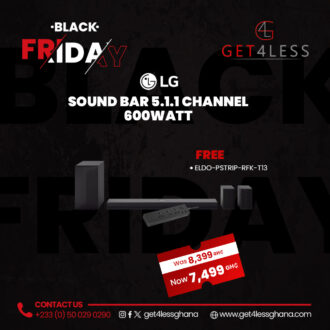 LG Sound Bar 5.1.1 Channel 600Watt with Free Eldo Pro Power Strip ELDO-PSTRIP-RFK-T13