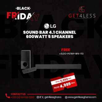 LG Sound Bar 4.1 Channels 600Watt 5 Speakers with Free Eldo Pro Power Strip ELDO-PSTRIP-RFK-T13