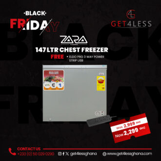 Zara Freezer 147 Ltrs Lock Light Silver with free ELDO-PSTRIP-RFK-T13