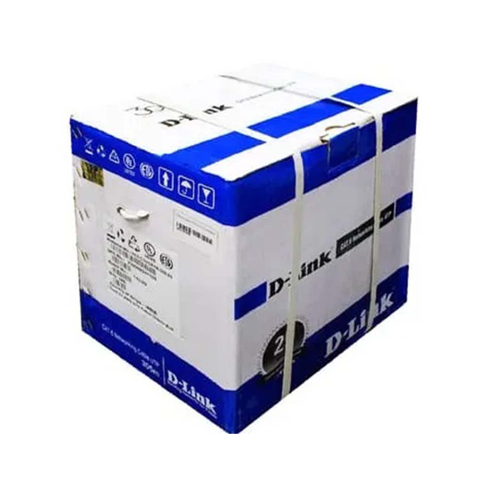 DLink Cat 6 UTP 24 AWG PVC Solid Cable 305M Grey Get4Less Ghana