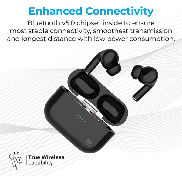 Promate Bluetooth Earbuds Harmoni - Black - Image 2