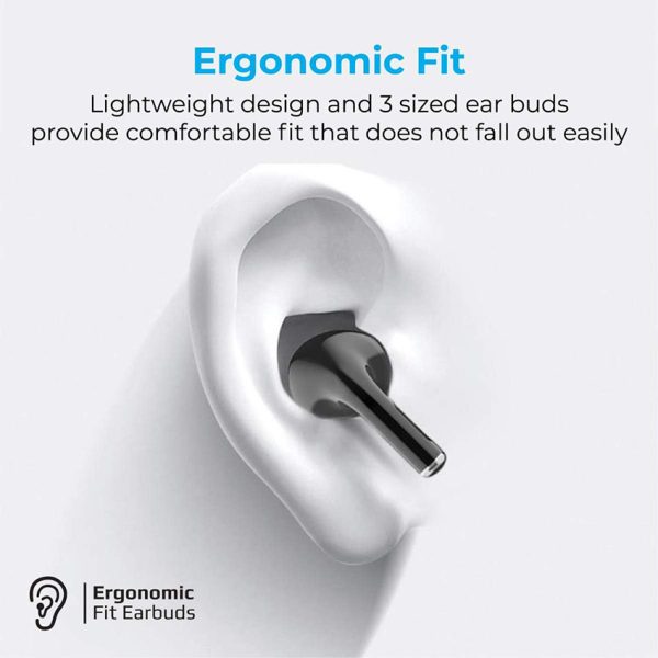 Promate Bluetooth Earbuds Harmoni - Black - Image 3