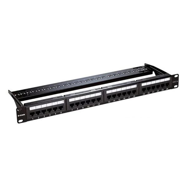 D-link Cat6 UTP 24 Port Loaded Patch Panel - Image 2