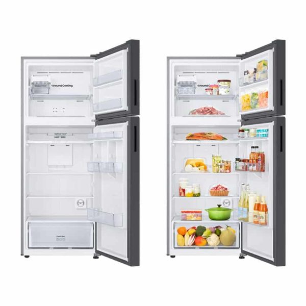 Samsung Fridge Top Freezer 411 ltr Silver Bespoke Twin Cooling - Image 2