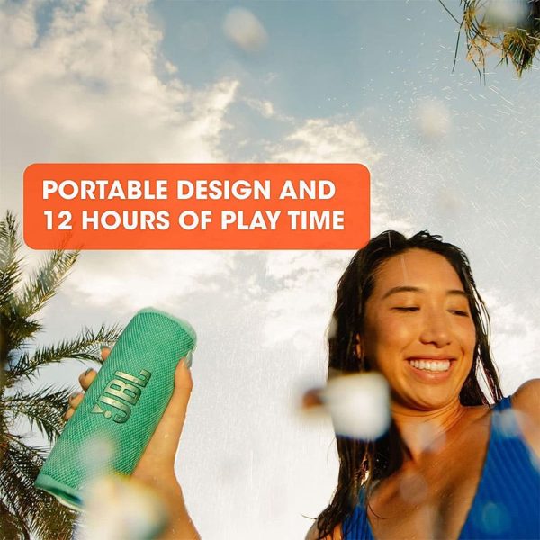JBL Flip 6 Portable Wireless Speaker- Blue - Image 2