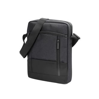 Promate Accented 13.3 Laptop and Tablet Handbag with Mulple Pocket, Black