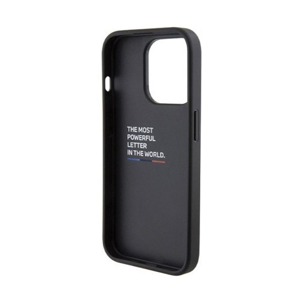 BMW M Grip Stand Carbon Case for iPhone 15 Pro -black - Image 2