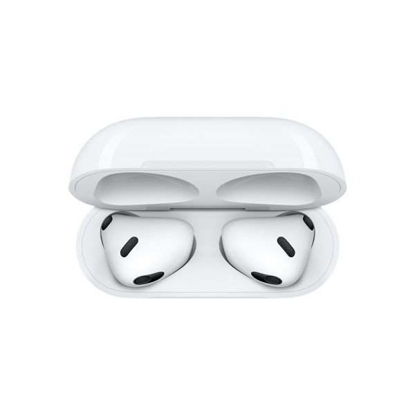 Apple AirPods (3rd Generation) Wireless Ear Buds, Bluetooth Headphones, Personalized Spatial Audio - Image 2