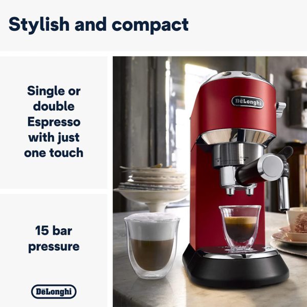 DeLonghi Coffee Maker Red - Image 2