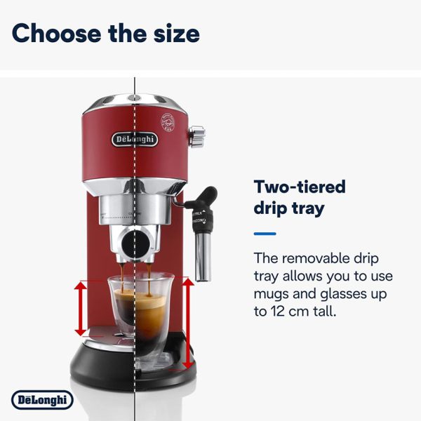 DeLonghi Coffee Maker Red - Image 4