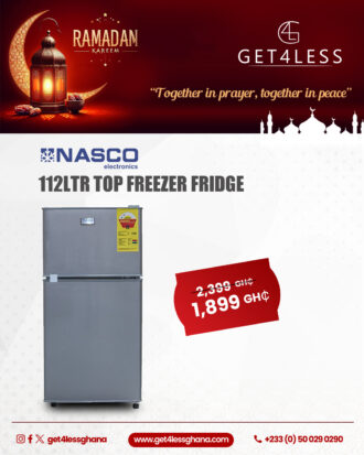 Nasco Fridge Top Freezer 112 Ltr Gross