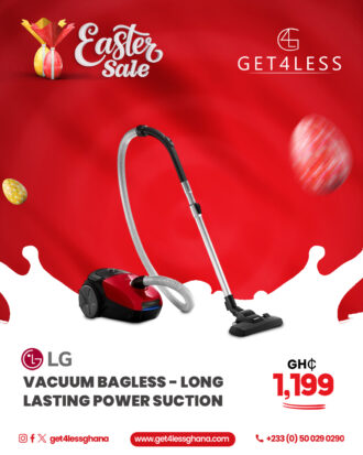 LG Vacuum Cleaner Bagless Long Lasting Power Suction Red