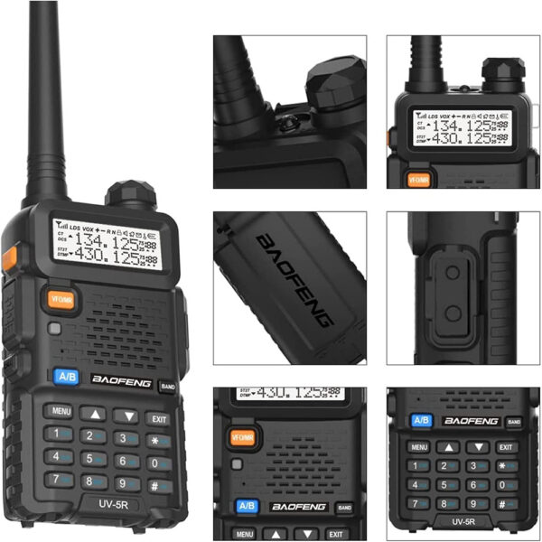 BAOFENG UV-5R Dual Band (VHF/UHF) Analog Portable Two way Radio - Image 2