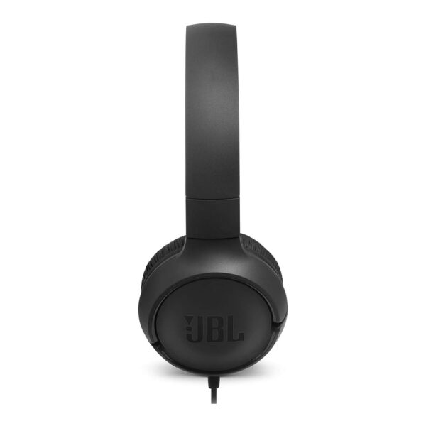 JBL T500 Over Ear Wired Headphone Black - Image 3