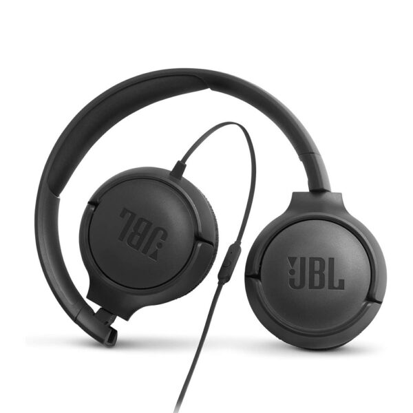 JBL T500 Over Ear Wired Headphone Black