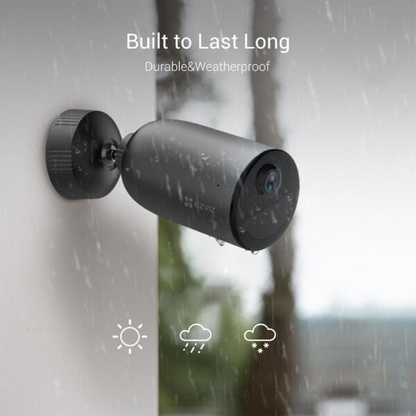 EZVIZ Bullet 2.0MP WiFi Camera with Battery - Image 2