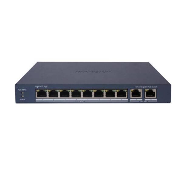 Hikvision 8 Port Smart POE Switch