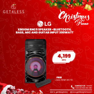 LG RNC5 XBoom Sound Tower With Free Eldo Pro Power Strip