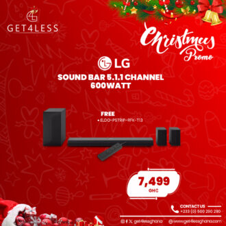 LG Sound Bar 5.1.1 Channel 600Watt with Free Eldo Pro Power Strip