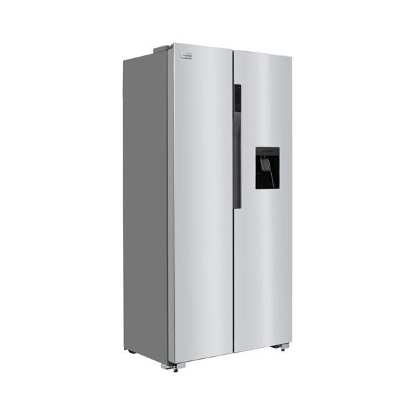 Nasco Fridge Side By Side 460 Ltrs Net Side By Side Silver Water Dispenser