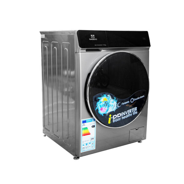 Nasco Washing Machine 11Kg Front Load Full Automatic Inverter with free Nasco Iron - Image 2