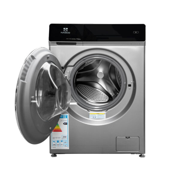 Nasco Washing Machine 11Kg Front Load Full Automatic Inverter with Free Philips Iron HD1172