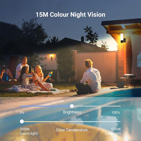 EZVIZ 2K Smart Wall Light Camera - Image 2