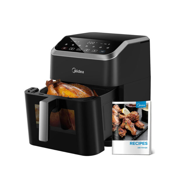 Midea Air Fryer 7.0 ltrs Multi Cooker Black - Image 2