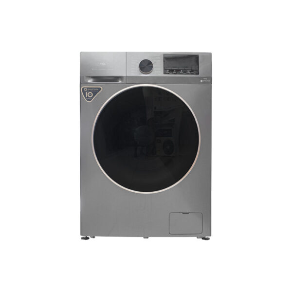 TCL Washing Machine Front Load Full Automatic 10.5 Kg Wash Silver