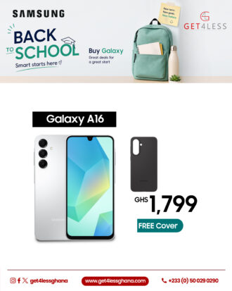 Samsung Galaxy A16 4GB RAM 128GB with free cover and protector