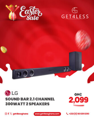 LG Sound Bar 2.1 Channel 300Watt 2 Speakers
