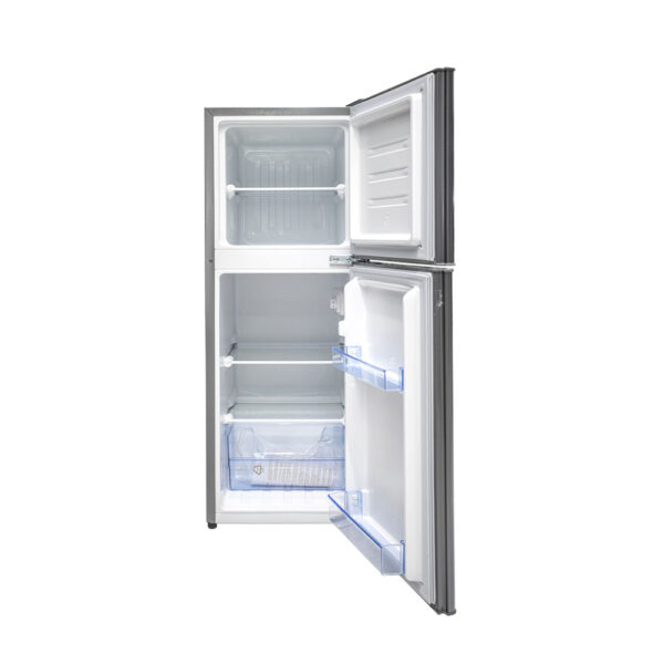 Nasco Fridge Top Freezer 112Ltr Silver - Image 2