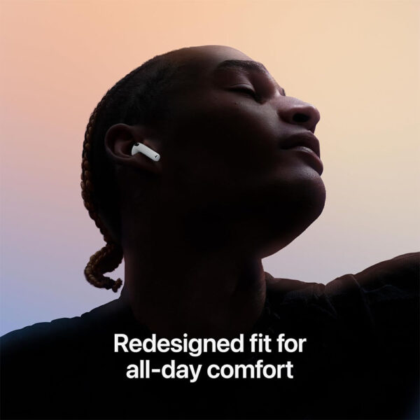 Apple AirPods 4 Wireless Earbuds, Bluetooth Headphones, Personalized Spatial Audio, Sweat and Water Resistant - Image 4