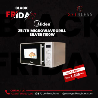 Midea Microwave Grill 25 ltr Silver 1100W