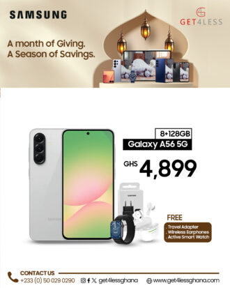 Samsung Galaxy A56 8GB RAM 128GB with free Adapter, Earphones and Smart Watch