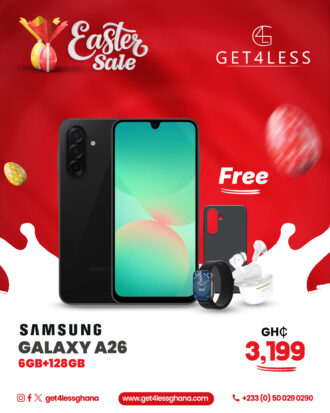 Samsung Galaxy A26 6GB RAM 128GB with Free Cover, Wireless Earbuds and Smart Watch