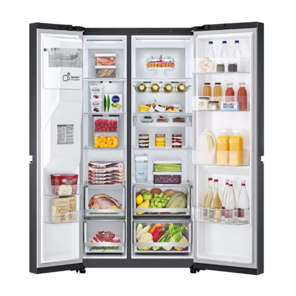 LG Fridge Four Doors 674L Silver Color Water Dispenser - Image 2