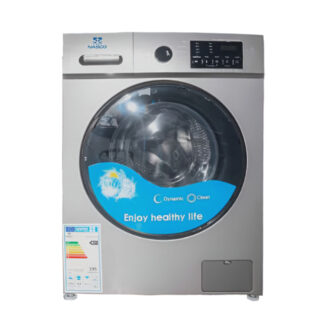 Nasco Washing Machine 10Kg Front Load Full Automatic Silver