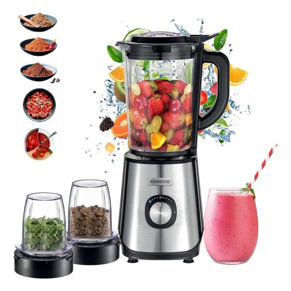Kenwood Blender 1.5 Glass 2 Jar 1000Watt - Image 2