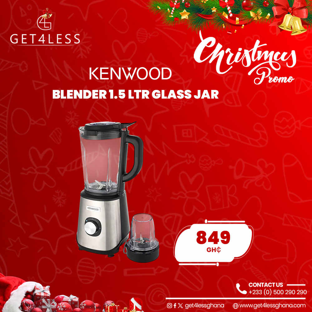 Kenwood Blender 1.5 Glass Jar