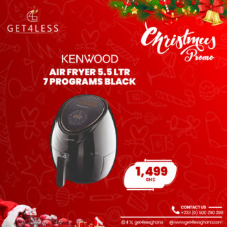 Kenwood Air Fryer 5.5 LTR Black 7 Programs