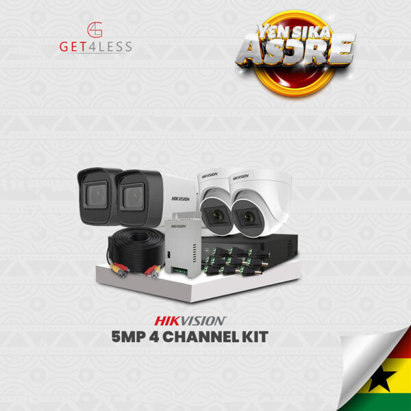 Hikvision 5MP 4 Channel Kit