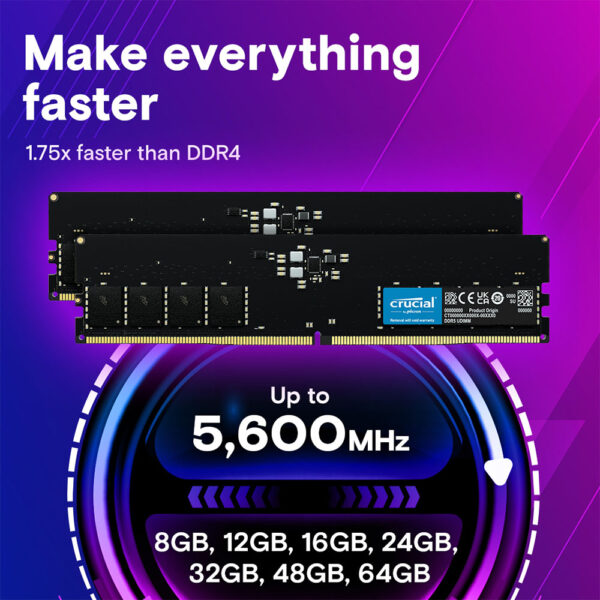 DDR5 RAM For Desktop 32GB - Image 2