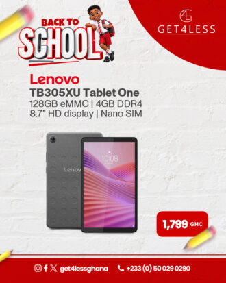 Lenovo TB305XU Tablet One 128GB 4GB DDR4 RAM 8.7 Inches HD display Luna Grey