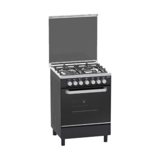Eldo Gas Cooker 4 Burner 60x60cm Black oven Grill Rotisserie