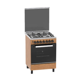 Eldo Gas Cooker 4 Burner 60x60cm Wooden Oven Grill Rotisserie