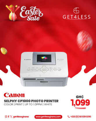 Canon Selphy CP1000 Photo Printer - USB, SD Card