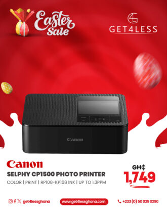 Canon Selphy CP1500 Photo Printer - Print, USB, SD Card, CF Card