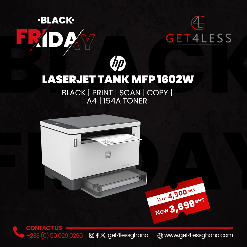 HP Smart Tank 1602W-Print,Scan,Copy/Wireless/Black Printer